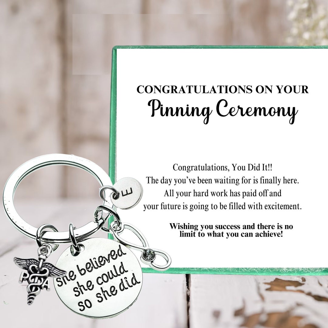 PA Graduation Gift, Pinning Ceremony, Personalized Nurse Gift, Nurse