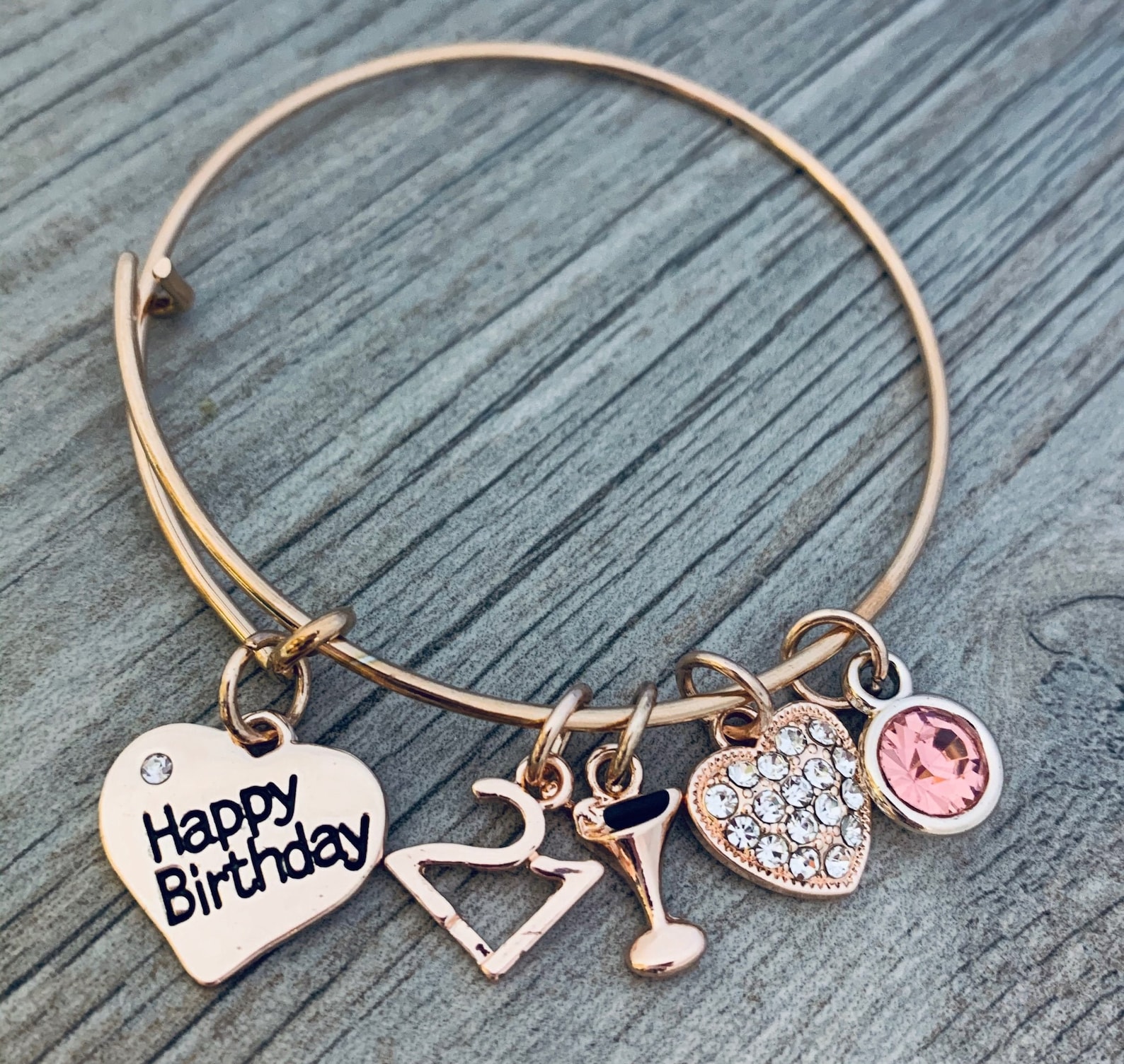 Personalized 21st Birthday Bracelet for Women Twenty First  Etsy