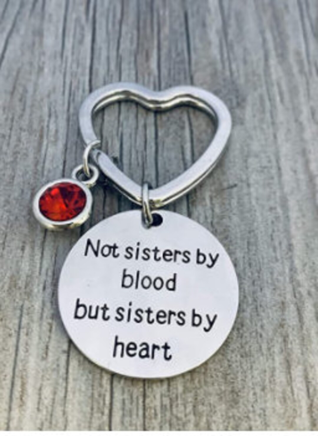 Personalized Best Friends Keychain, Custom Silver Plated Not Sisters by ...
