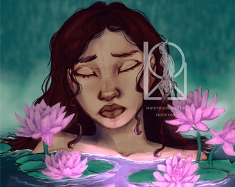 Healing Lotus - Art Print