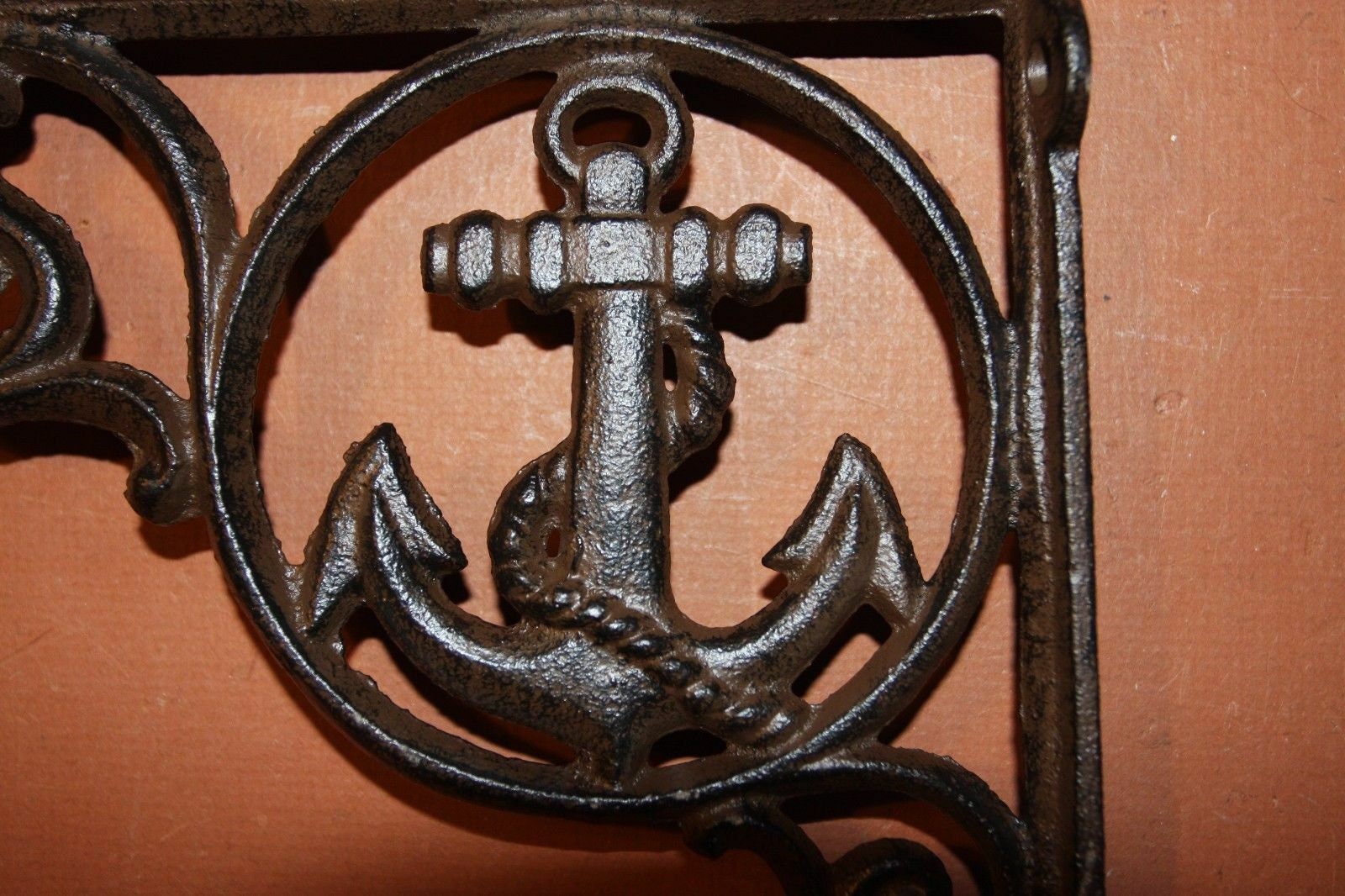 Nautical Anchor Shelf Brackets / 9 Inches Cast Iron B53 Etsy