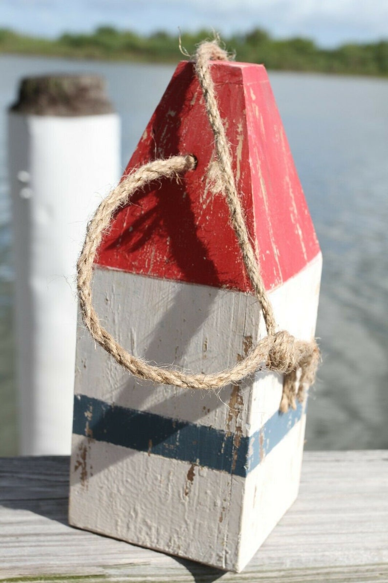 Vintage Style Large Wood Lobster Marker Buoys Seafood Fishing Etsy
