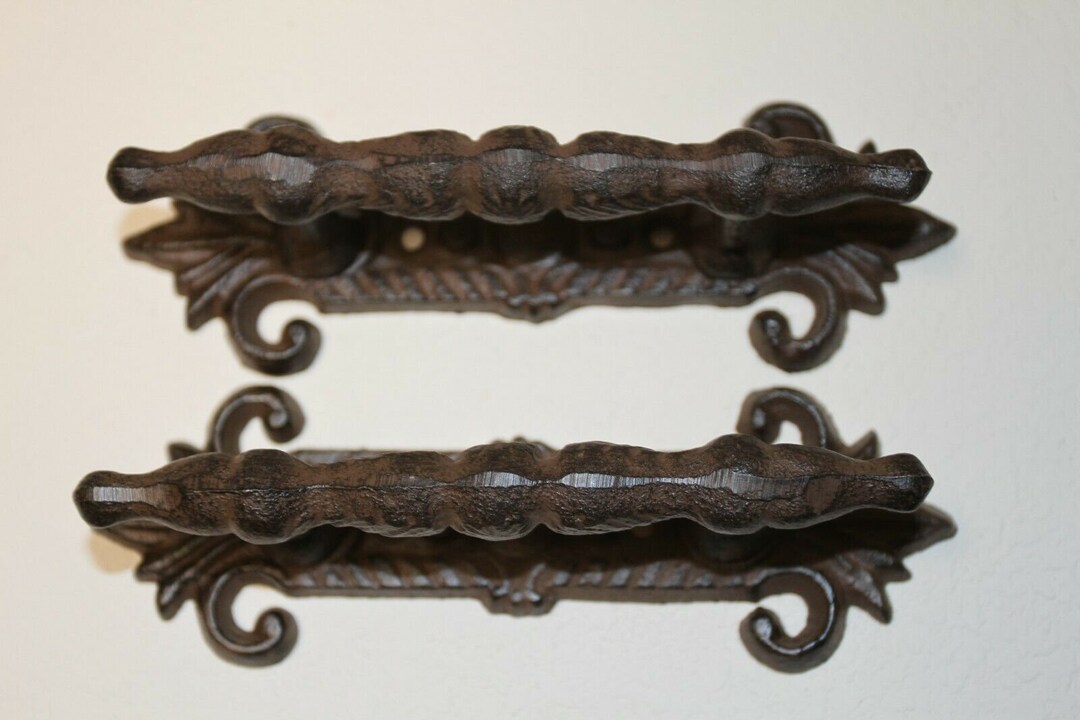 Antique Furniture Restoration Hardware Handles Pulls Large Etsy