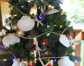 Coastal Living Christmas Tree Trim Garland | Large Long Size Handmade | Over 8 feet +, G-88 Fast Free Shipping