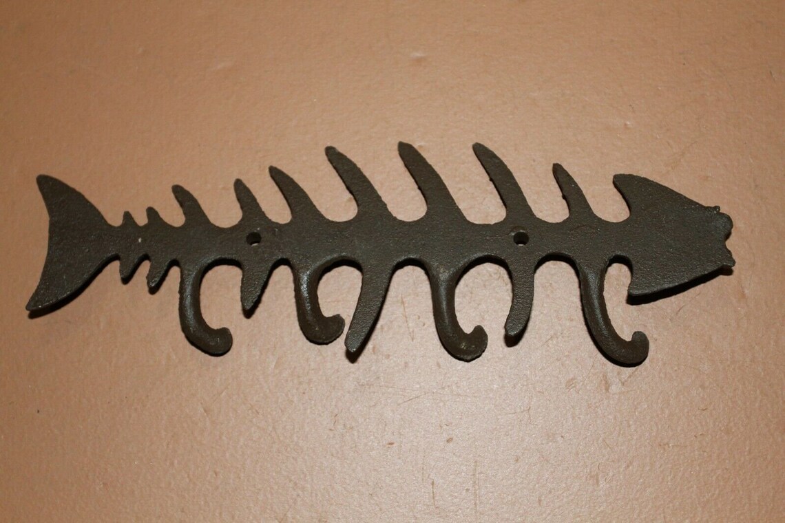Beach House Key Rack Saltwater Fishing Theme Cast Iron N-33s - Etsy