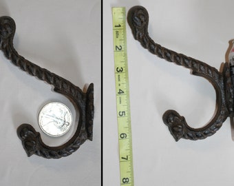 Old Fashion Cast Iron Coat Hooks - H-44