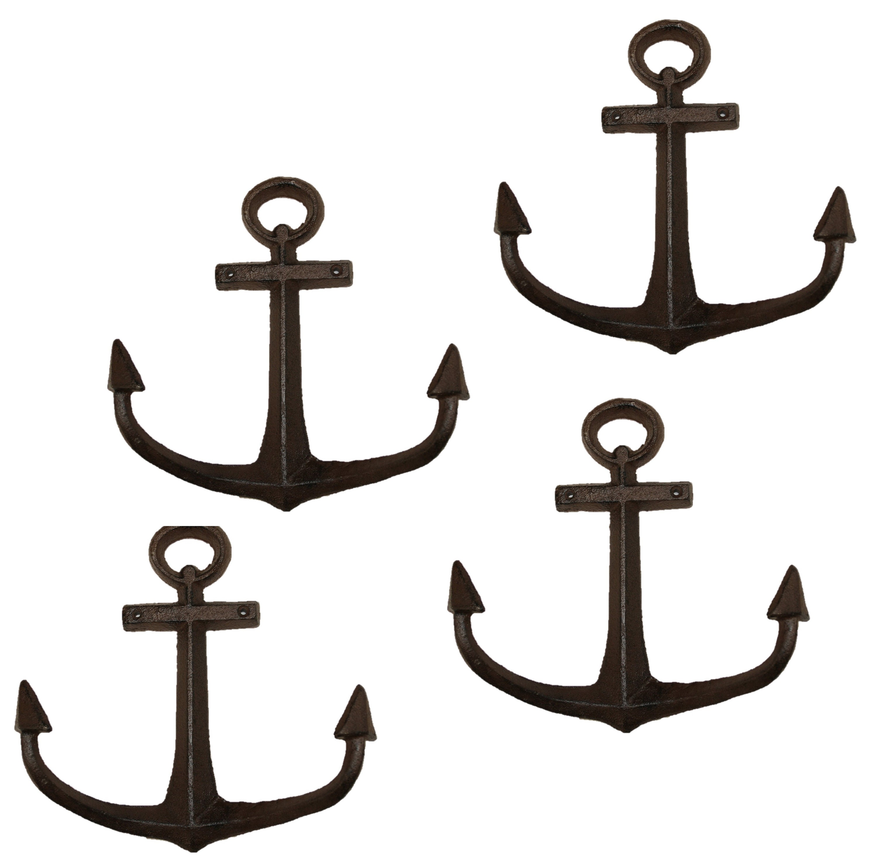 Huge Boat Anchor Wall Hanging Solid Cast Iron Bl61b Fast Etsy