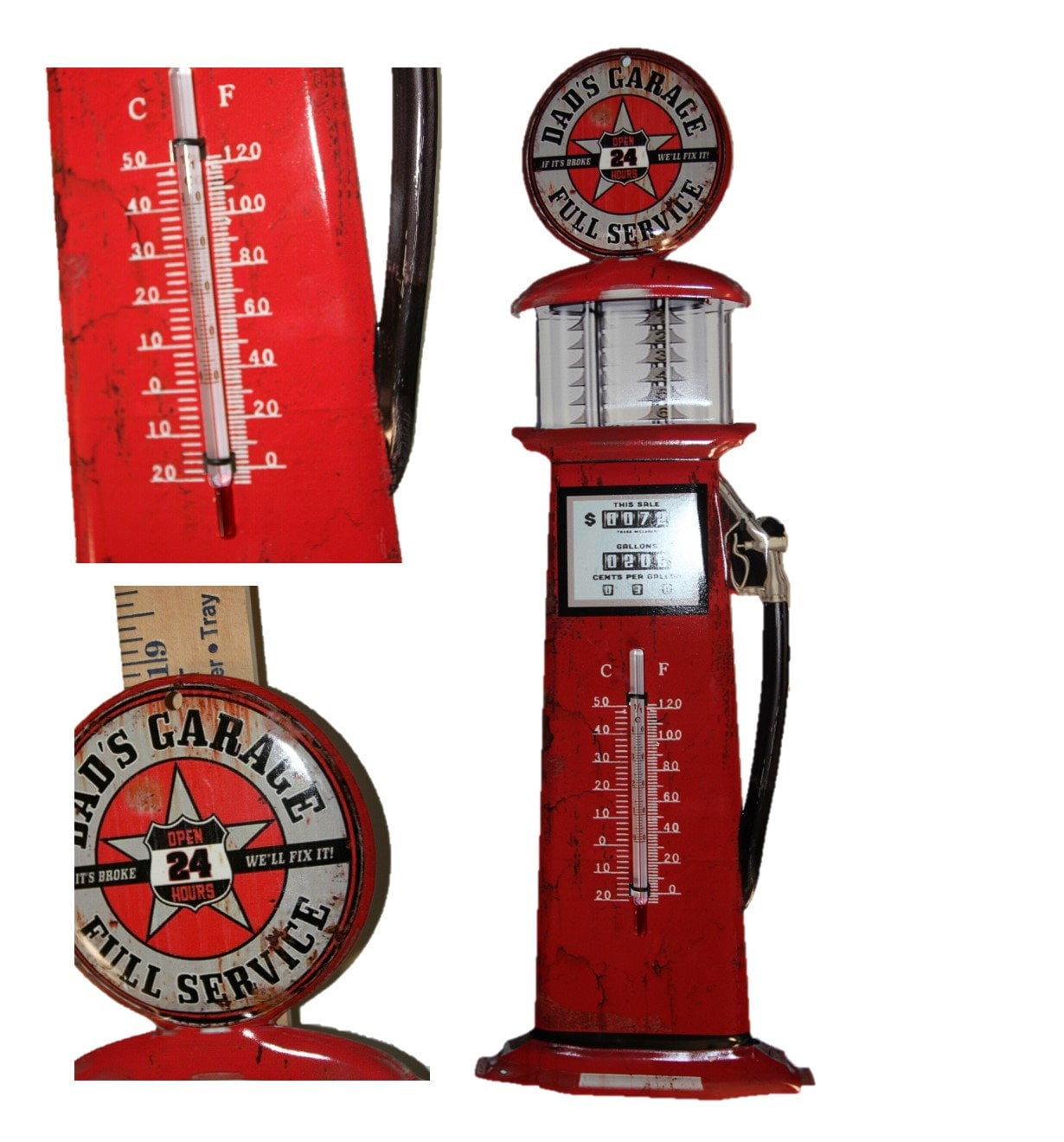 The Filling Station - New Item! This authentic vintage Chevrolet Wall  Thermometer is is a beautifully decorated with full color graphics and  embossed rolled edges. This piece is manufactured with sturdy 24