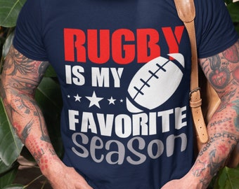 Weekend Forecast Rugby Shirt, Rugby is my favorite Season, Rugby Union Shirt, Rugby Gifts, Sports Fan Gift, Rugby Tshirt, Rugby T Shirt