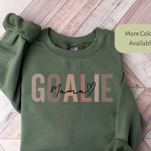 Goalie Mom Sweatshirt, Soccer Goalie Mom, Game Day Sweater, Goalie Mama Sweater, Mother's Day Gift for Mom, Sports Mom Sweater, Retro Sweat