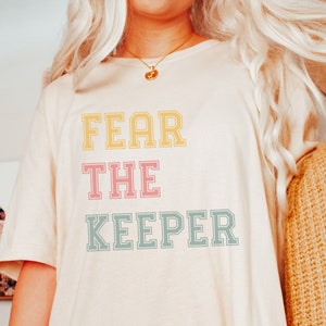 Camiseta mãe goleira, Fear the Keeper, Moletom mãe goleira, Mãe goleira de futebol, Dia de jogo, Presente para mãe, Mãe goleira, Camiseta mãe goleira,