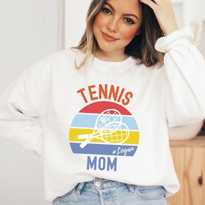 Tennis Mom Sweatshirt, Tennis Hoodie, Personalized, Customized, Tennis Mom T-shirt, Tennis Mom Life, Sports Mom, Mother's Day Gift