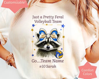 Custom Volleyball Sports Team Shirt with Your Text and Number, Custom Volleyball Shirt With Team Name, Personalized Volleyball Team Shirt