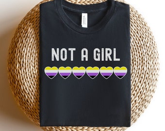 Assume Nothing Not a Girl, Funny Non Binary Shirt, Enby Shirt, Enby Pride, NB Pride T-Shirt, Non-Binary Shirt, Non-Binary, Gender Neutral