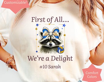 Custom Volleyball Sports Team Shirt with Your Text and Number, Custom Volleyball Shirt With Team Name, Personalized Volleyball Team Shirt