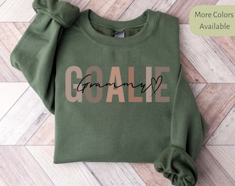 Grandma Sweatshirt, Goalie Mom Sweatshirt, Grammy Shirt, Nana Sweater, Mother's Day Gift, Gift For Mother, Mama Hoodie, Christmas Sweatshirt