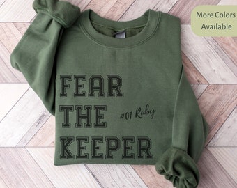 Goalie Mom Sweatshirt Personalized, Soccer Goalie Mom, Custom Game Day Sweater, Goalie Mom T-shirt, Mother's Day Gift for Mom, Boy Mom Gift