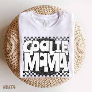Camiseta xadrez mamãe goleira, camiseta retrô mãe goleira de futebol, presente para mãe, camiseta goleira mãe, presente para mãe para aniversário de dia das mães