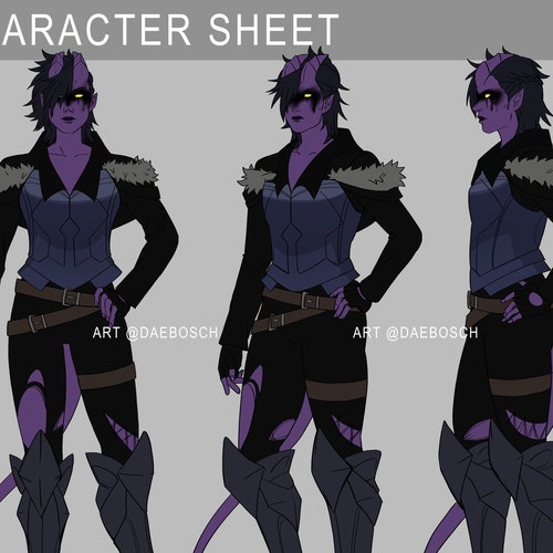 Character Design Reference Sheet Turn Around Flat Color Etsy New Zealand