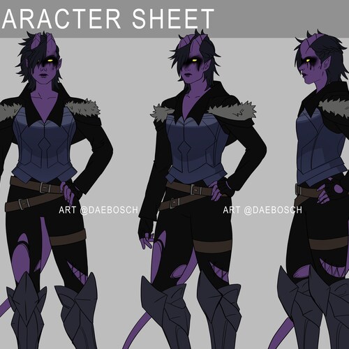 Character Design Reference Sheet Turn Around Flat Color Etsy New Zealand