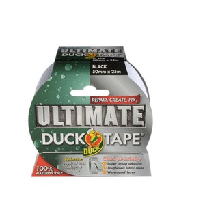 Duck Tape Ultimate Duck Tape Black 50mm x 25m