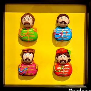 The Beatles Framed Model Artwork