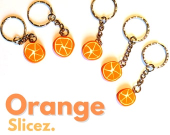 Slicez: Orange Slices Keychain / Keyring