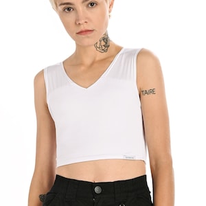 Basic Binder, Chest Binder for Transgender,  Sport bra, flat chest ftm f2m - to compress chest, made in Europe! New Design!