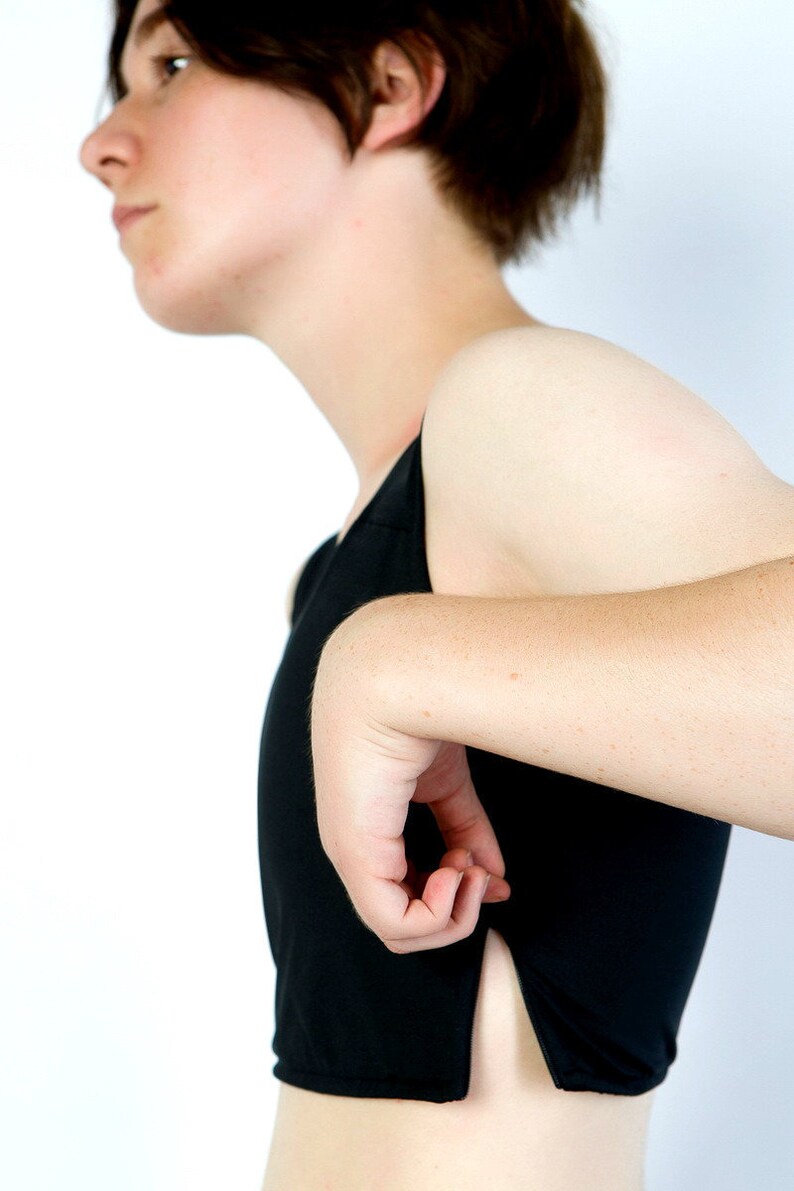 Binder With Zipper Chest Binder for Transgender Sport Bra Etsy UK