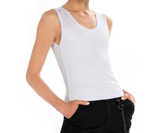 LONG Binder, Chest Binder for Transgender, Sport bra, flat chest ftm f2m -  to compress chest, made in Europe! New Design!