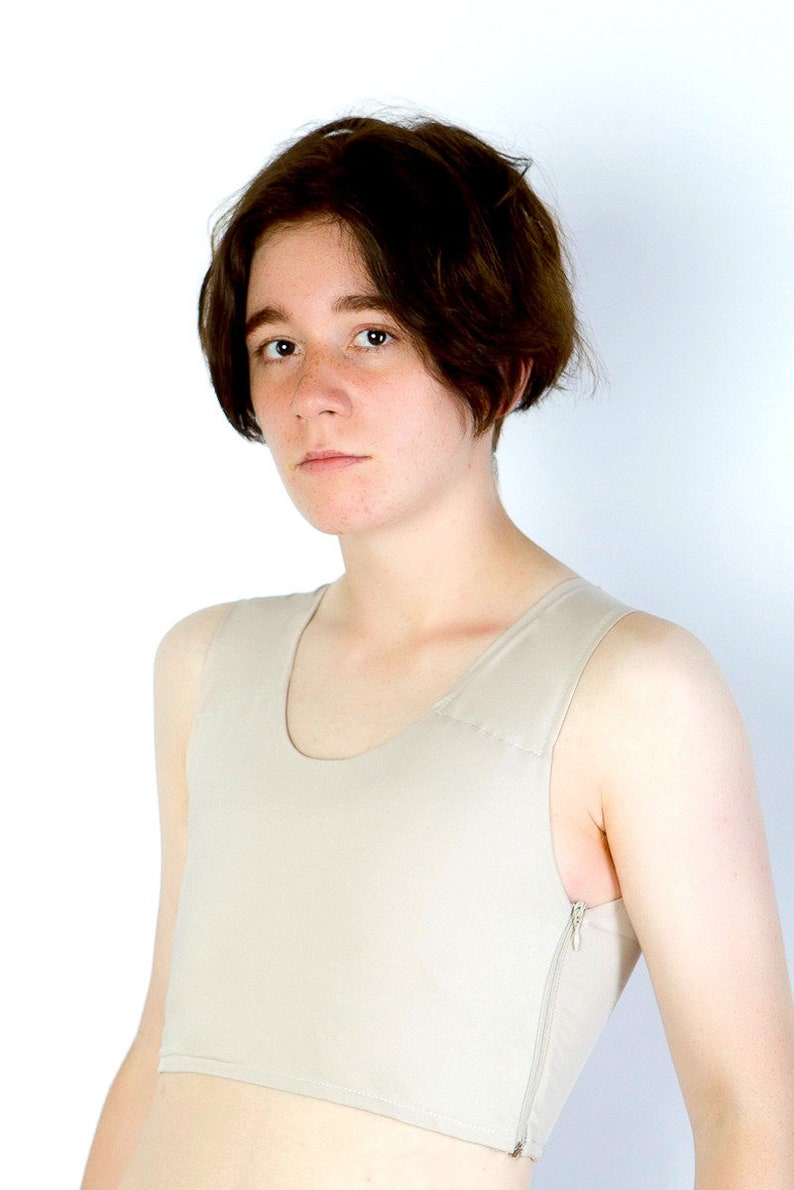 Binder With Zipper Chest Binder for Transgender Sport Bra Etsy UK