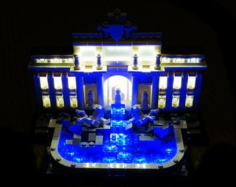 LED Lighting Kit for LEGO 21020 Architecture Trevi Fountain