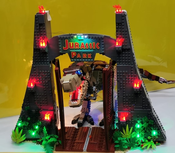 grad Grav ingeniørarbejde LED Lighting Kit for Lego Jurassic Park T Rex Rampage 75936 - Etsy