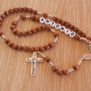 Small Kids rosary, Rosary for First Communion or Holy Confirmation, Custom boys and girls rosary, Medjugorje handmade rosary