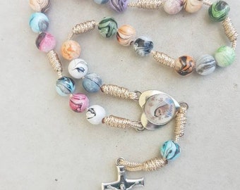 Medjugorje peace rosary, Handmade Chaplet of Peace Medjugorje, Peace Rosary, Peace Chaplet, Chaplet of Peace, catholic rosary