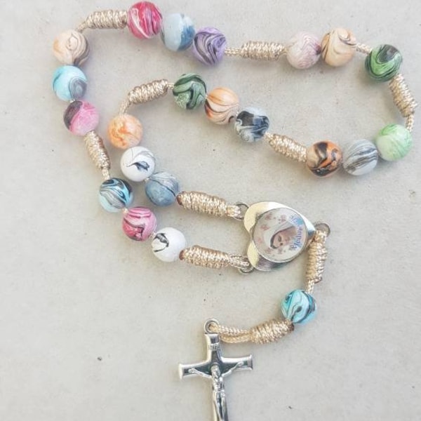 Medjugorje peace rosary, Handmade Chaplet of Peace Medjugorje, Peace Rosary, Peace Chaplet, Chaplet of Peace, catholic rosary