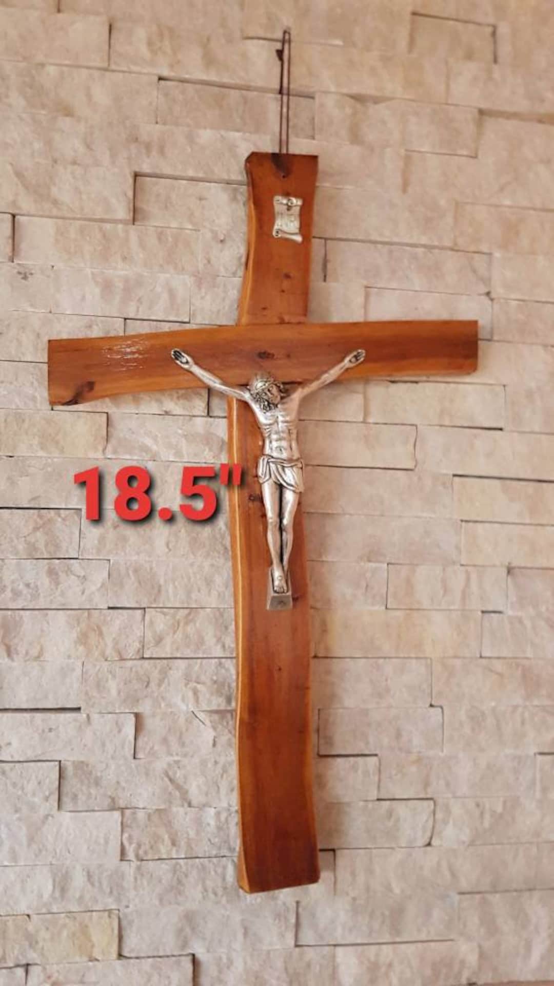 Large Wall Cross Unique Wooden Wall Decor Big Hanging Wall Etsy