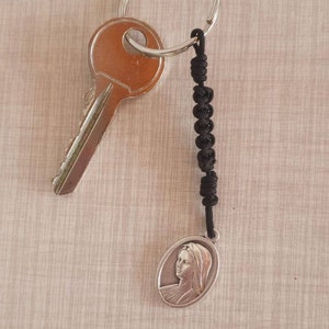 Heilige Schlüsselanhänger, Schlüsselanhänger für zu Hause, Schlüsselanhänger Jungfrau Maria, Saint Benedict Medaille, Auto Schlüsselanhänger schützen, Auto Schlüsselanhänger, Haus Schlüsselanhänger schützen