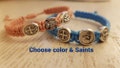 Kids Catholic Bracelet, Choose Your Saint Kids Bracelet, Make unique First Communion Bracelet, Holy Confirmation Bracelet, Baptism Bracelet product logo