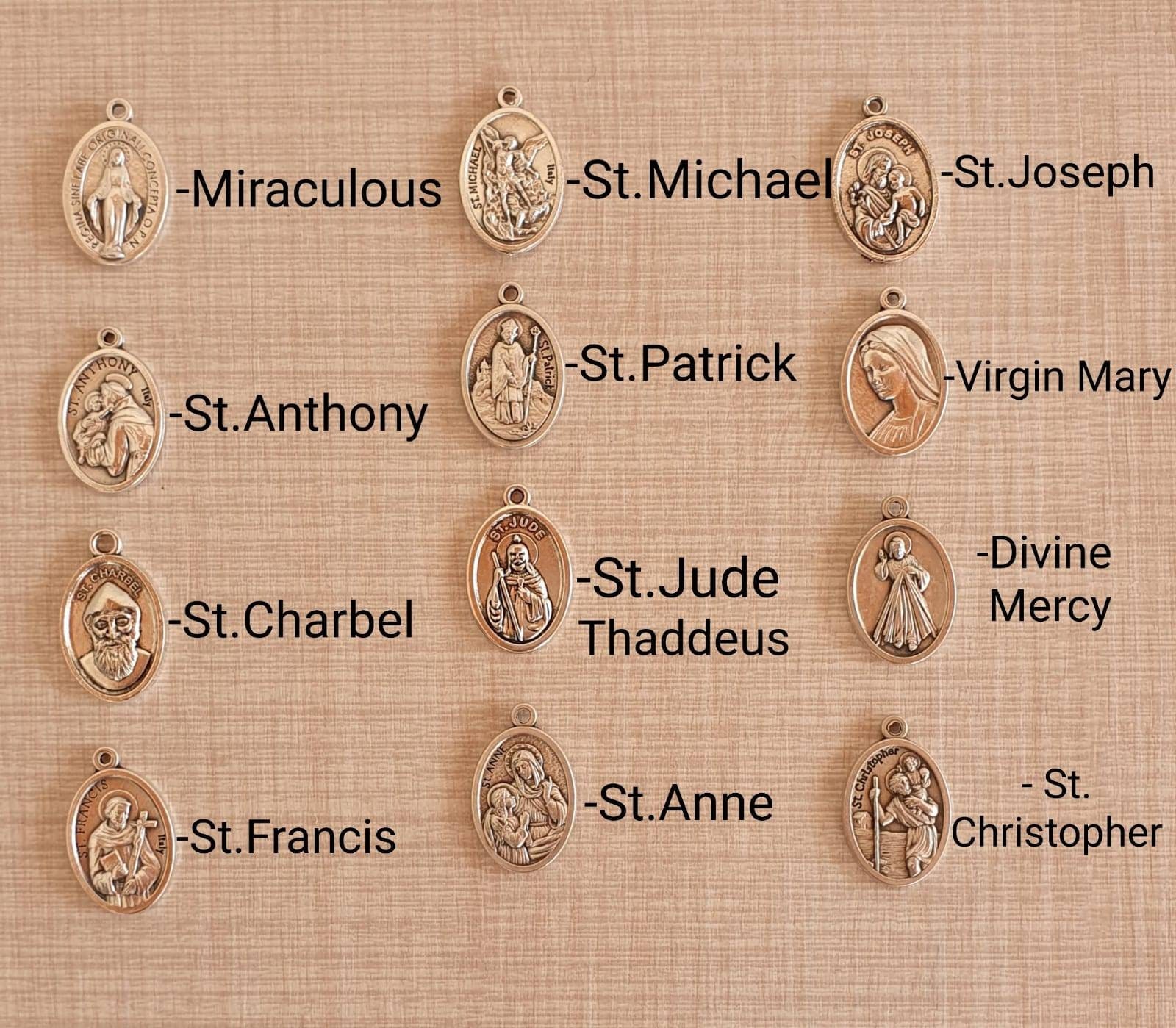 Choose Your Saint Medal Lot Bulk 5/10/20 Pc Silver Tone Etsy