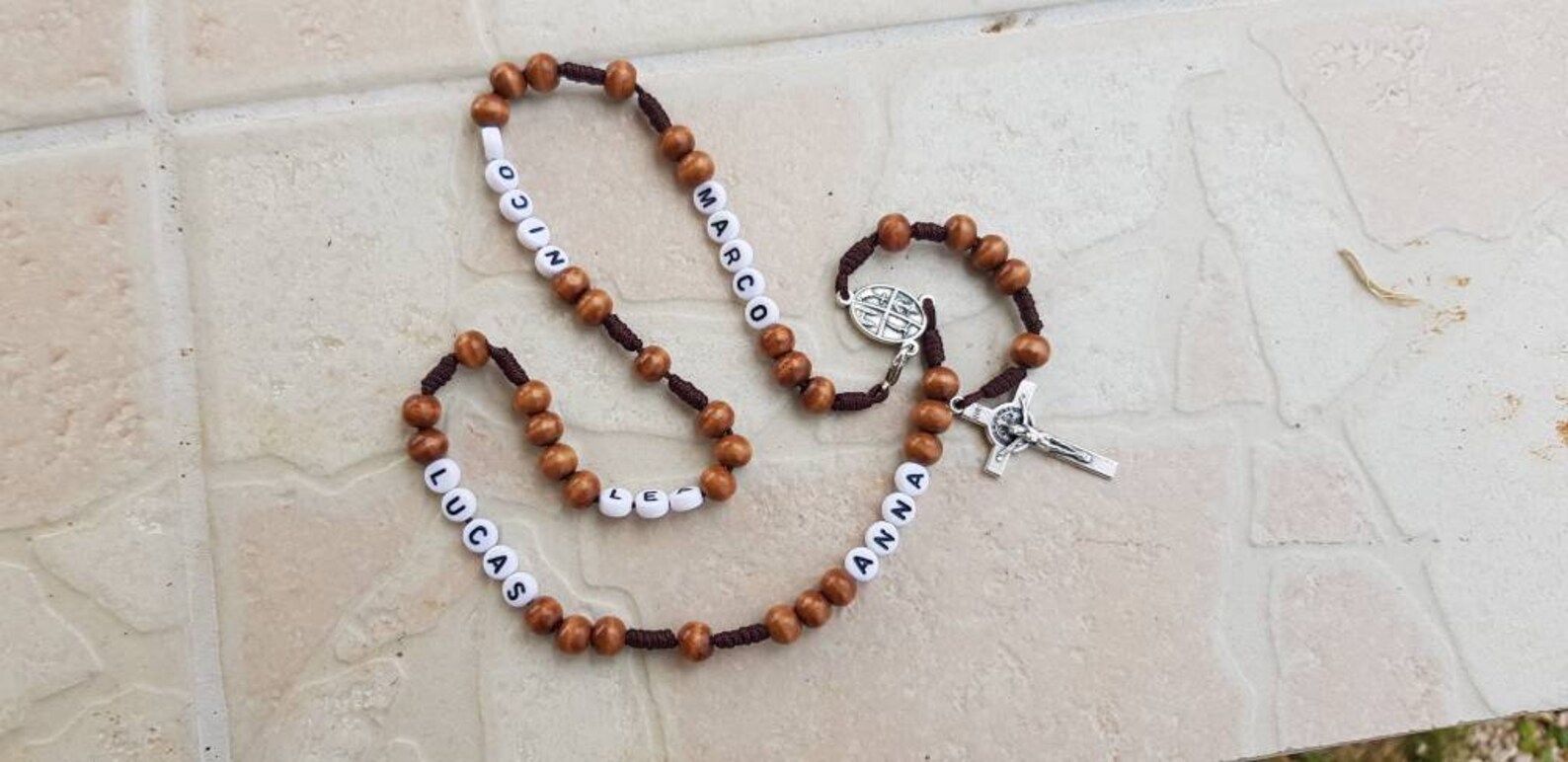 Family Name Custom Rosary Personalized Rosary Catholic Etsy