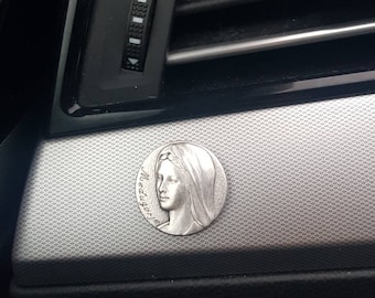 Magnet Jungfrau Maria Madonna Aufkleber Königin des Friedens katholischer Magnet für Auto Kühlschrank Heiliger Magnet Auto Heilige schützen