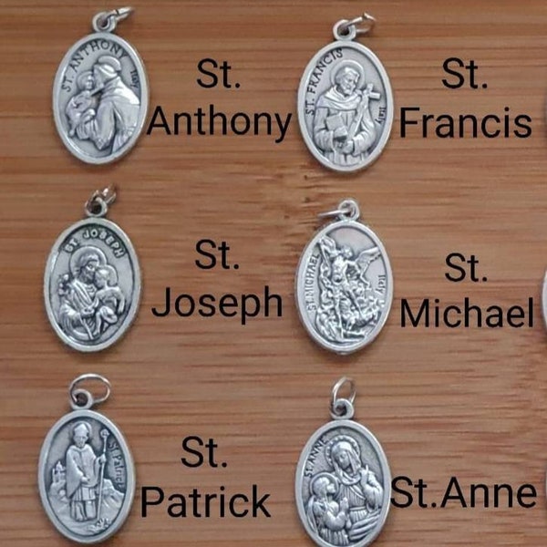 Bulk Saint medal, Wholesale saint medals of 5, 10, 20, 50 or 100 peaces in bulk, Virgin Mary medals, Holy Spirit medal, St Joseph medal