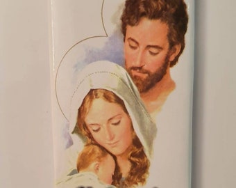 Magnete Heilige Familie religiöse Geschenk Familie Geschenk, Küchenmagnet, süße Magnet, Magnet für Geschenk, Hausschutz, Geburtstagsmagnet, katholisch