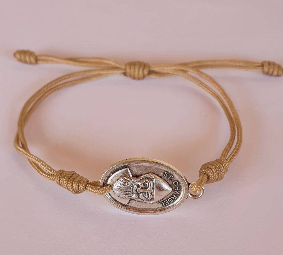 Saint Charbel bracelet Chatolic bracelet Patron saint Saint Etsy