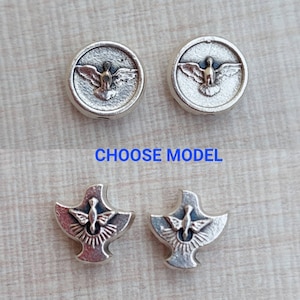 Holy Spirit medal beads, Dove medal beads, Holy Confirmation medal beads, Wholesale Holy Spirit medal, Bulk Dove medal, Patron saint medal