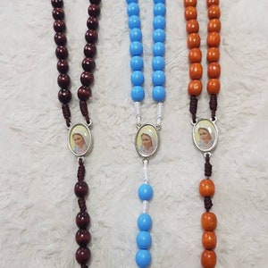 Catholic rosary, Virgin Mary Medjugorje rosary, Wooden Prayer Beads rosary, Rosary for Men Women or Kids Handmade