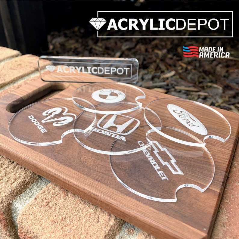 Acrylic Car Coaster Automobile Can Be Customized Blank or Etsy