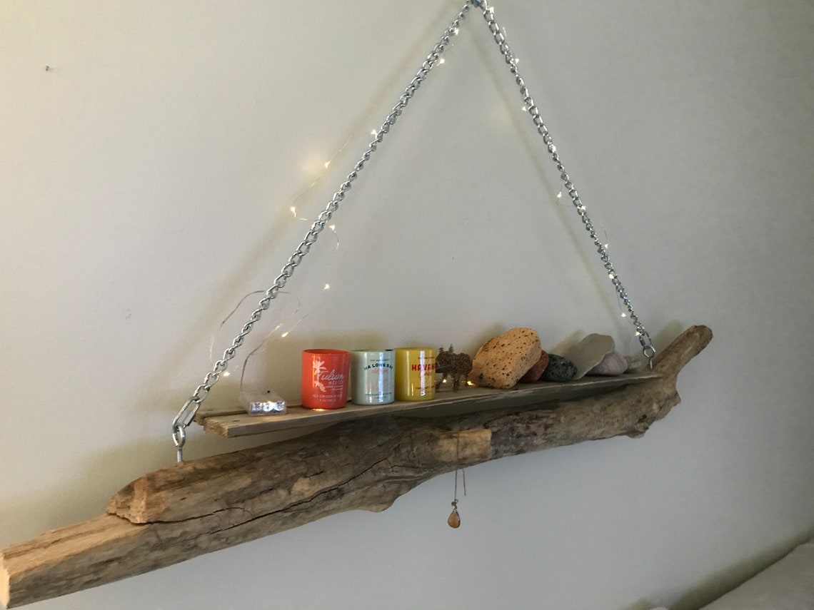 Custom Driftwood Floating Shelf Etsy