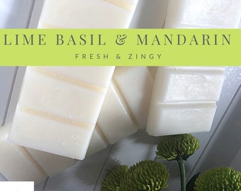 Lime Basil & Mandarin Soy Wax Melts
